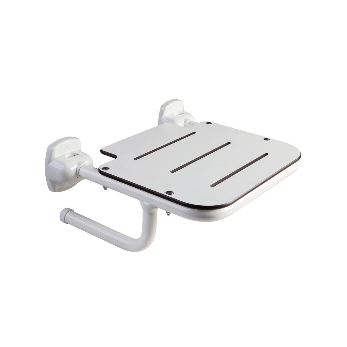 Ponte Giulio 22.5" Single Folding HPL Shower Seat - G25JDS21 (331 lb Capacity, ADA Compliant)
