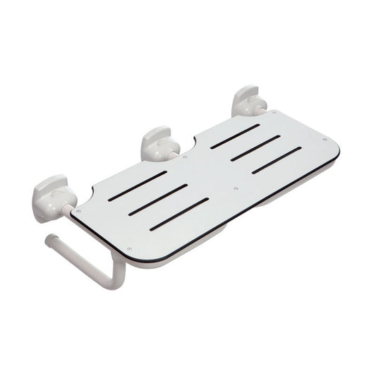 Ponte Giulio 31.5" Rectangular HPL Folding Shower Seat - G25JDS22 (452 lb Capacity, ADA Compliant)