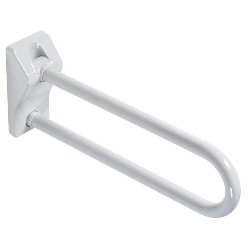 Ponte Giulio 27.5" Antimicrobial Vinyl Coated Folding Grab Bar - G41JCS10 (331 lb Capacity, ADA Compliant)