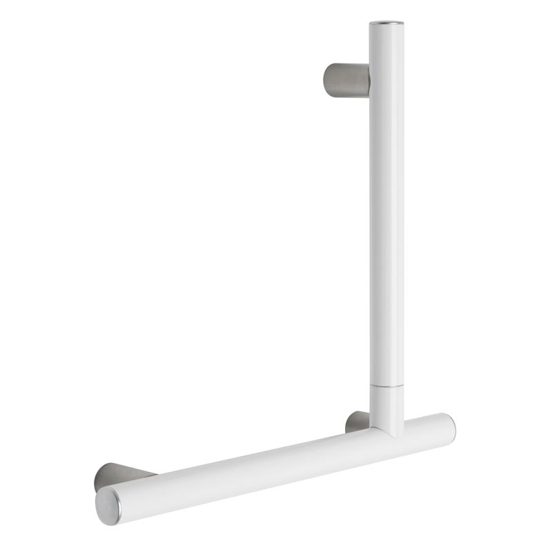Ponte Giulio Prestigio Plus 16" x 16" L-Shaped Grab Bar - G18UBL44 / G18UBR44 (450 lb Capacity, ADA Compliant)
