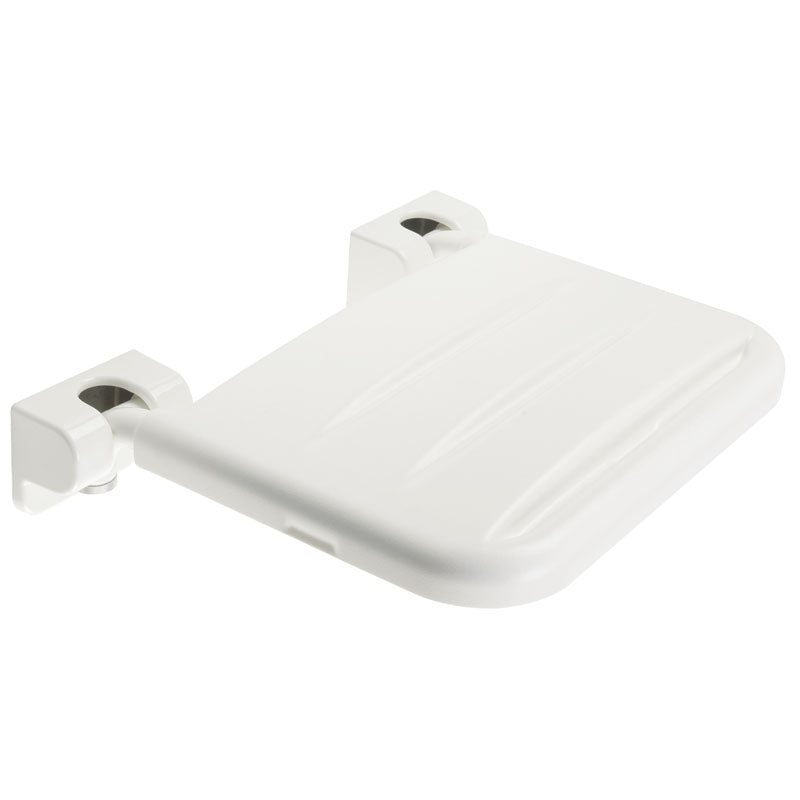 Ponte Giulio 22" Wide Folding Shower Seat in White - G22JDS42 (331 lb Capacity, ADA Compliant)