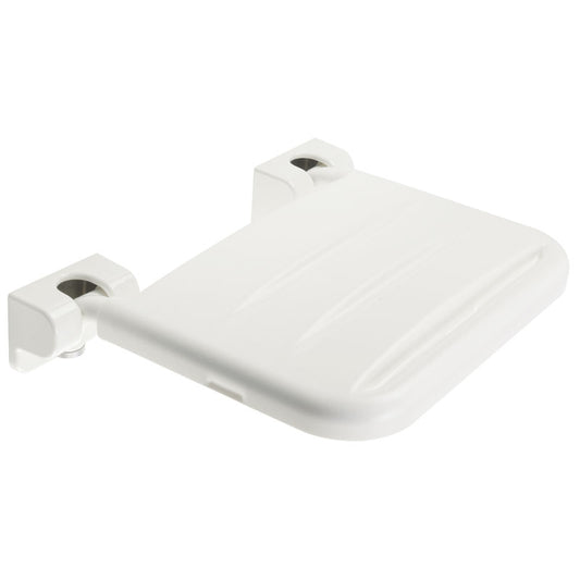Ponte Giulio 22" Wide Folding Shower Seat in White - G22JDS42 (331 lb Capacity, ADA Compliant)