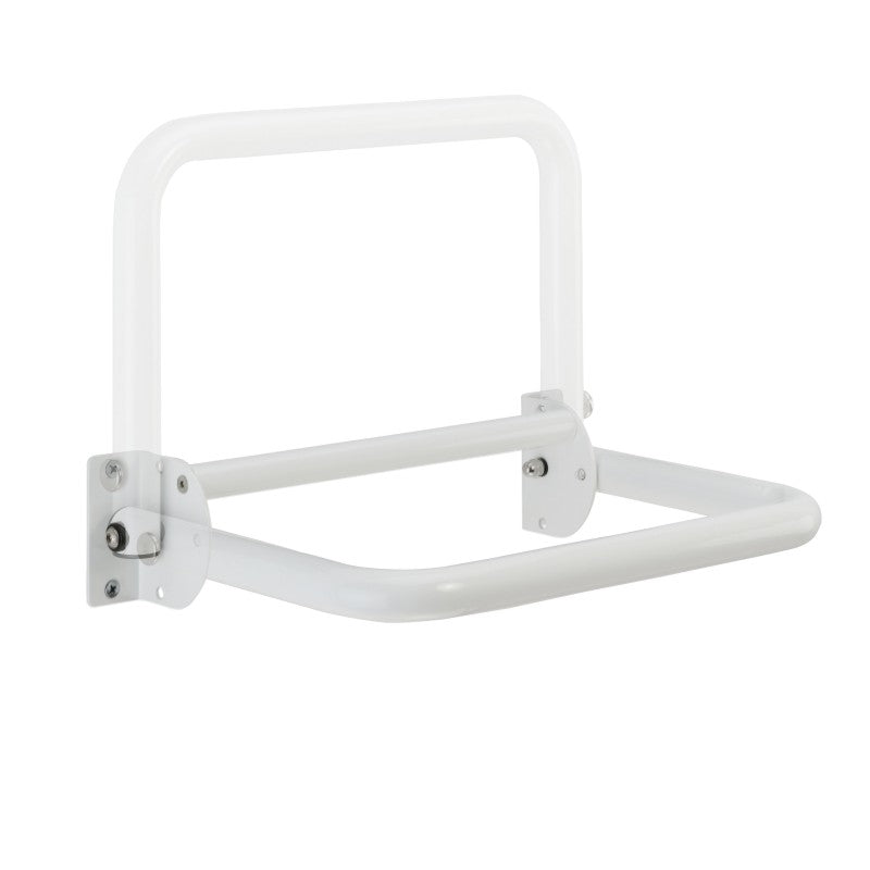 Ponte Giulio White Stainless Steel Locking Support Grab Bar - G06UGS01 (ADA Compliant)