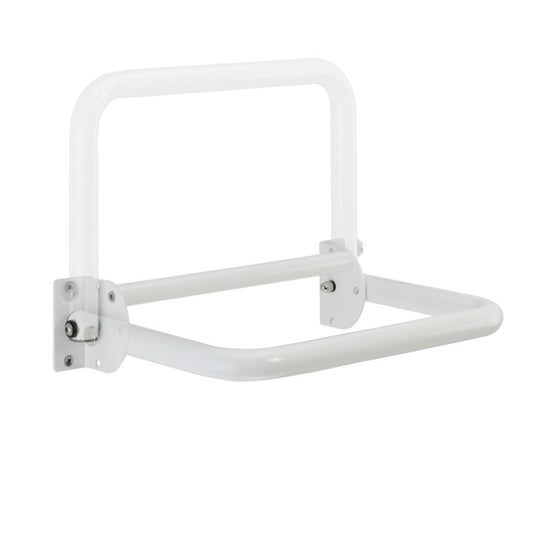 Ponte Giulio White Stainless Steel Locking Support Grab Bar - G06UGS01 (ADA Compliant)