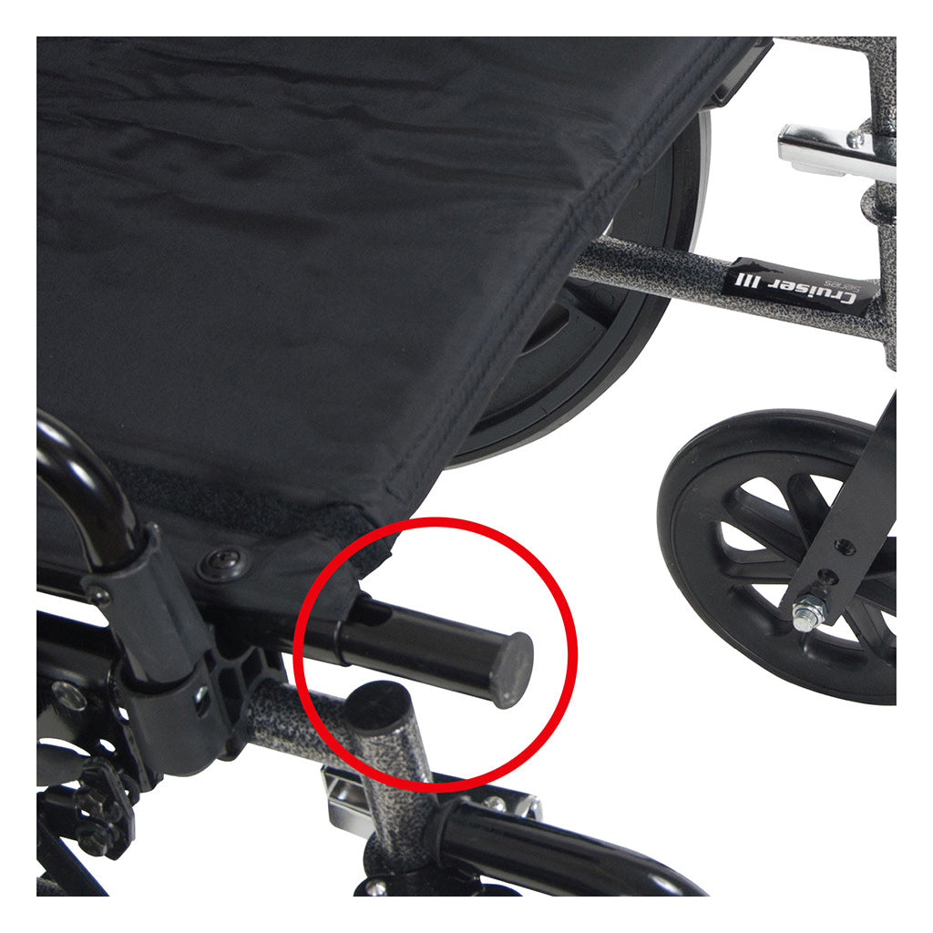 Drive Cruiser X4 Wheelchair | Ultra-Lightweight, Adjustable Axle, 300 lbs Capacity