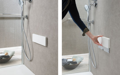 Ponte Giulio Removable and Folding Polyurethane Shower Seat - G12JDS08 (ADA Compliant)