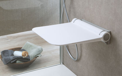 Ponte Giulio Removable and Folding Polyurethane Shower Seat - G12JDS08 (ADA Compliant)