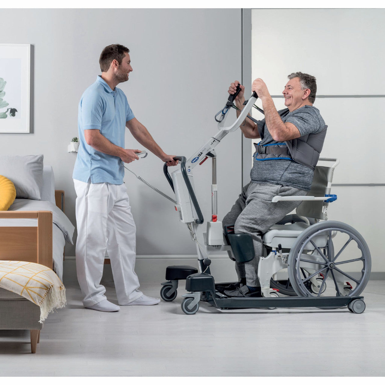 Invacare ISA XPLUS Stand-Up Electric Patient Lift - 450 lb Weight Capacity
