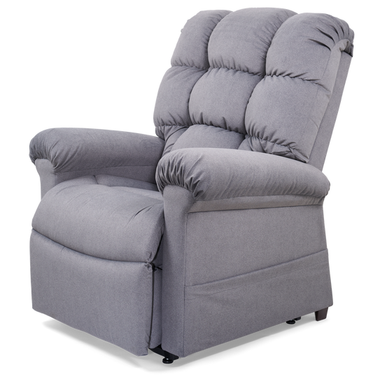 Golden Cloud PR510 Small/Medium Power Lift Recliner - MaxiComfort Biscuit Back Chair