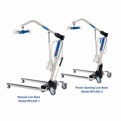 Invacare Reliant 450 Battery-Powered Patient Lift | 450 lbs Capacity, 24" to 74" High Lift Range, Dual Battery System