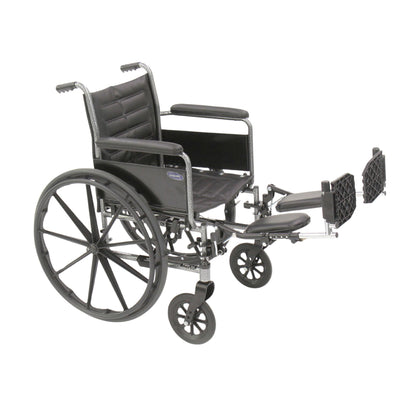 Invacare Tracer EX2 Wheelchair | 250 lbs Capacity, Five Year Frame Warranty, Hemi Dual Axle Design