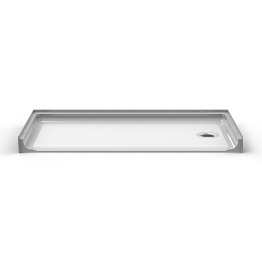 63x31 Code Compliant Shower Pan P6331E (ADA & California Title 24 Compliant)