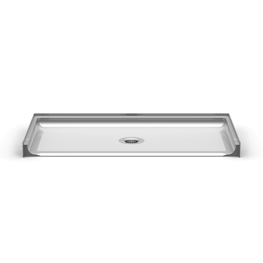 63x37 Code Compliant Shower Pan P26337A.V2 (ADA Roll-In Compliant)