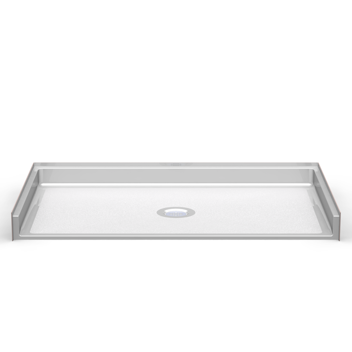 63x37 Code Compliant Shower Pan P26337A.V2 (ADA Roll-In Compliant)