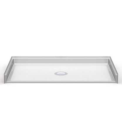 63x37 Code Compliant Shower Pan P26337A.V2 (ADA Roll-In Compliant)