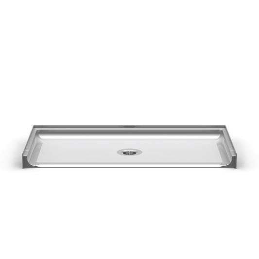 63x42 Code Compliant Shower Pan P26342A (ADA Roll-In Compliant)