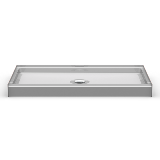 54x30 Curbed Shower Pan P5430.V2 (ANSI Compliant Curbed Base)
