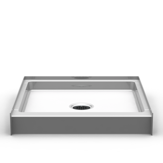 30x30 Curbed Shower Pan P3030.V2 (ANSI Compliant Curbed Base)