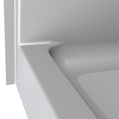 48x34 Curbed Shower Pan P4834.V2 (ANSI Compliant Curbed Base)