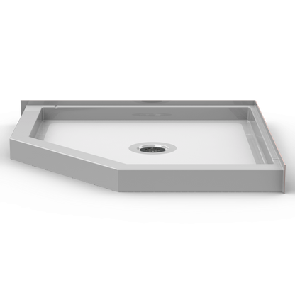 42x42 Neo-Angle Curbed Shower Pan NP4242.V2 (ANSI Compliant Curbed Base)