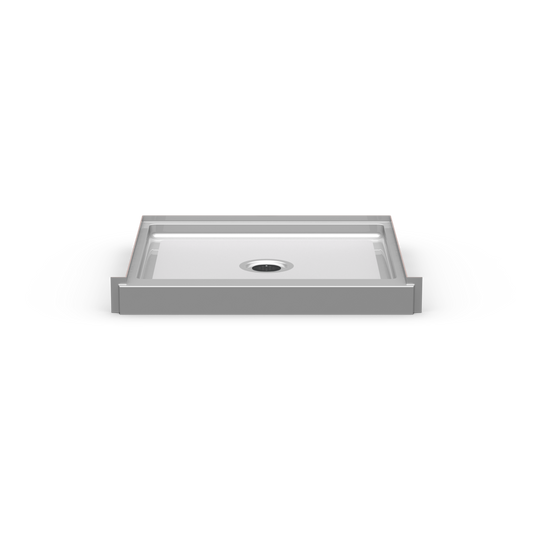 42.5x37.25 Curbed Shower Pan P4238.V2 (ANSI A117.1 B Compliant)