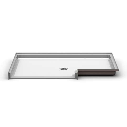 64x42 Code Compliant Shower Pan P26442W (ADA Wing Wall Compliant)