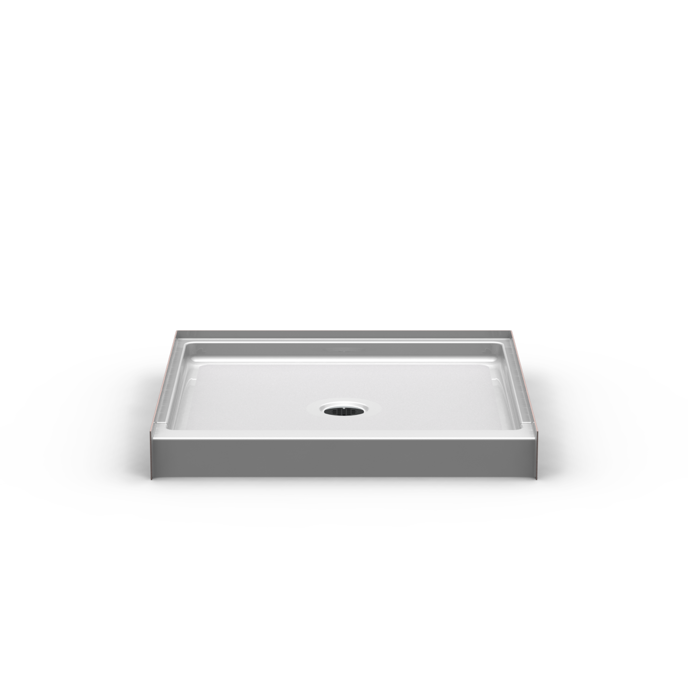 38x38 Curbed Shower Pan P3838.V2 (ANSI A117.1 B Compliant)