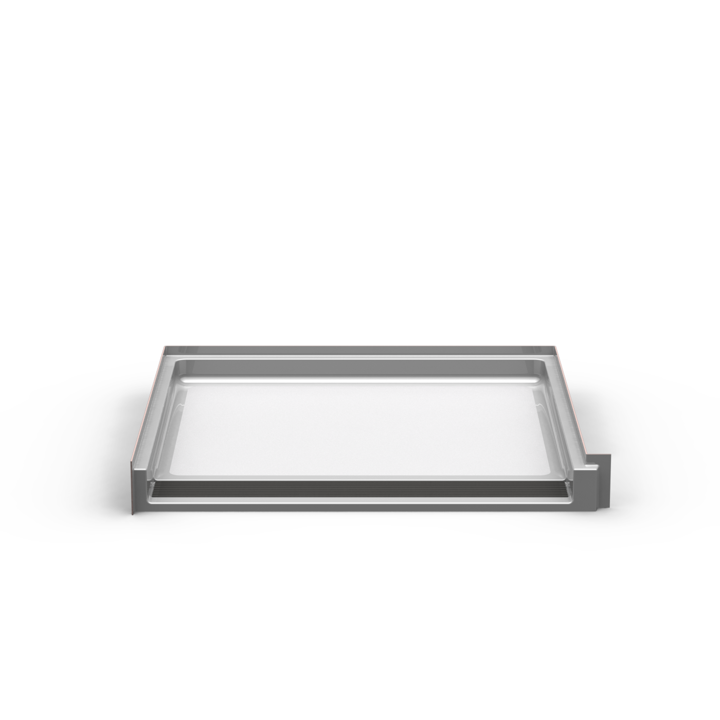 40x38 Code Compliant Shower Pan P24038AFT (Front Trench Drain)