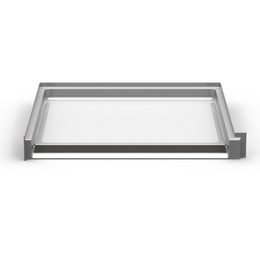 40x38 Code Compliant Shower Pan P24038AFT (Front Trench Drain)