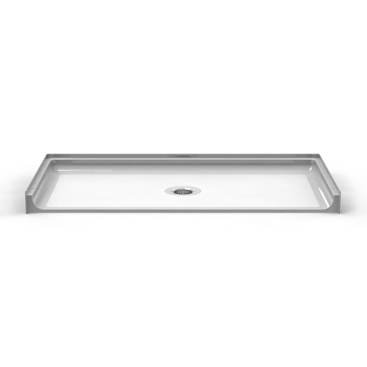 63x33 Code Compliant Shower Pan P26333A.V2 (ADA Roll-In Compliant)