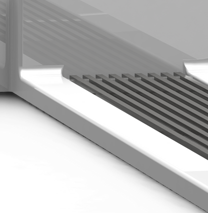 45x50 Code Compliant Shower Pan P24550BFT.V3 (Front Trench Drain)