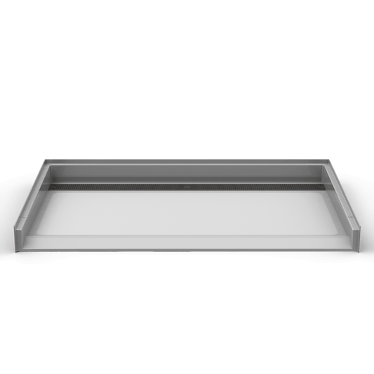 63x41 Code Compliant Shower Pan P26341B18RTB (Rear Trench Drain)