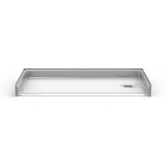 60x36 Barrier Free Shower Pan P6036E (Left/Right End Drain)