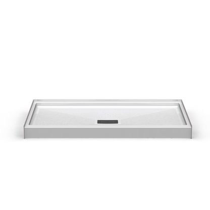 60x36 Curbed Shower Pan P6036SQ.V2 with Square Drain (ANSI Compliant)