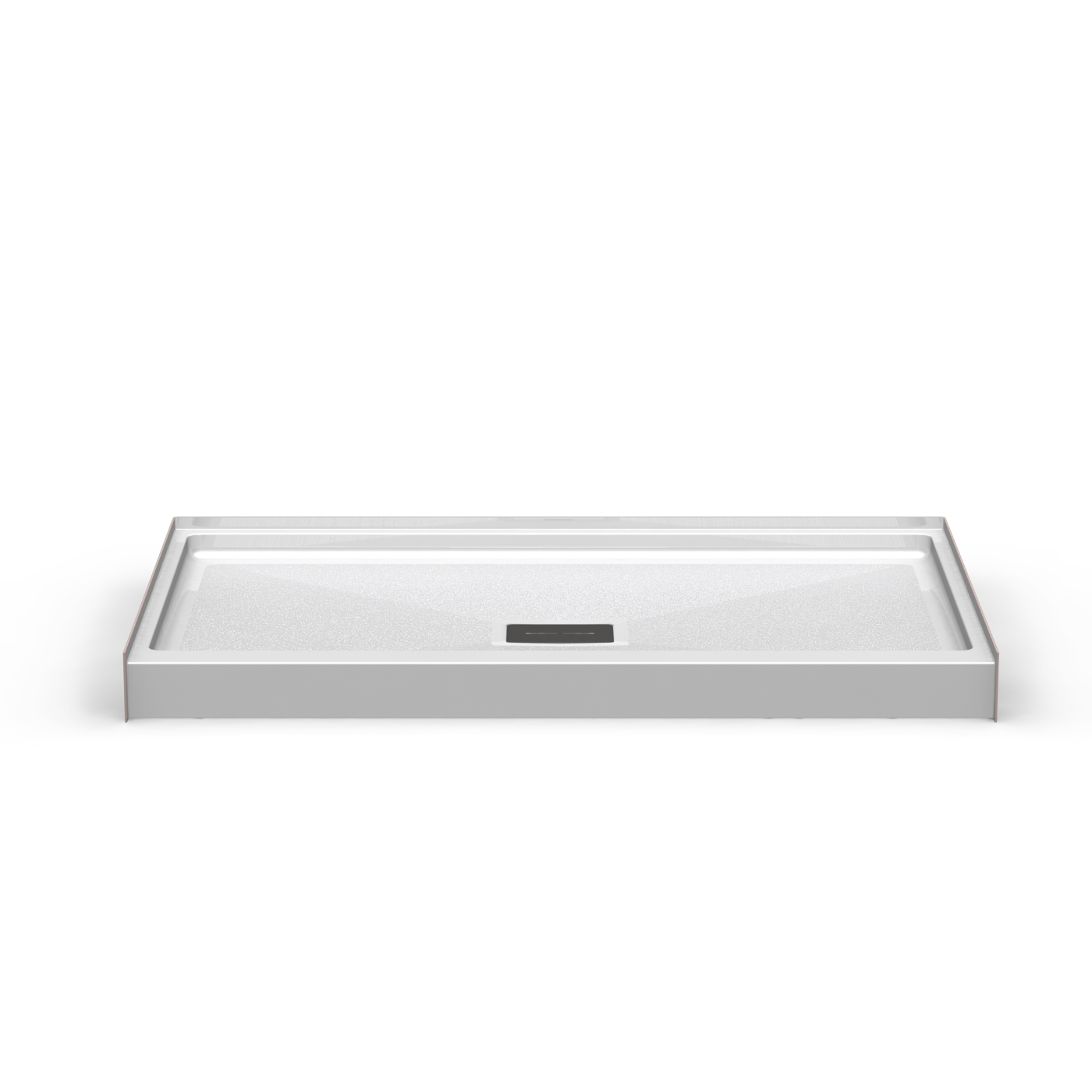 60x34 Curbed Shower Pan P6034SQ.V2 with Square Drain (ANSI Compliant)