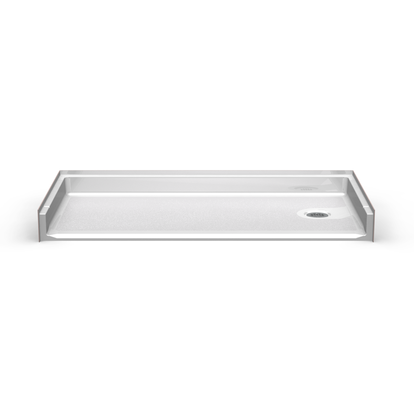 60x34 Barrier Free Shower Pan P6034E (Left/Right End Drain)