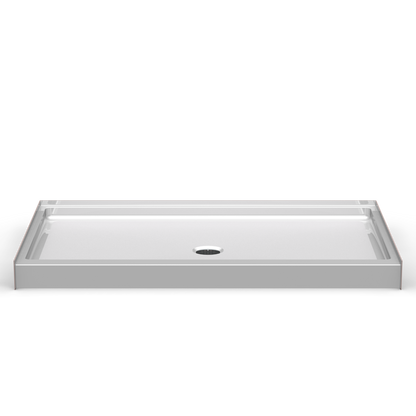 63x37 Curbed Above Floor Rough Shower Pan P6337AFR (ANSI B Compliant)
