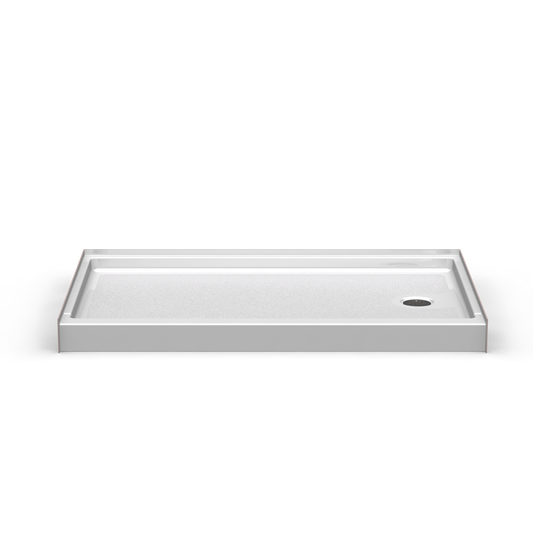 60x37.25 Curbed Above Floor Rough Shower Pan P6038AFR (AFR Curbed Base)