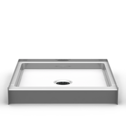 30x30 Above Floor Rough Curbed Shower Pan P3030AFR (AFR Curbed Pan)