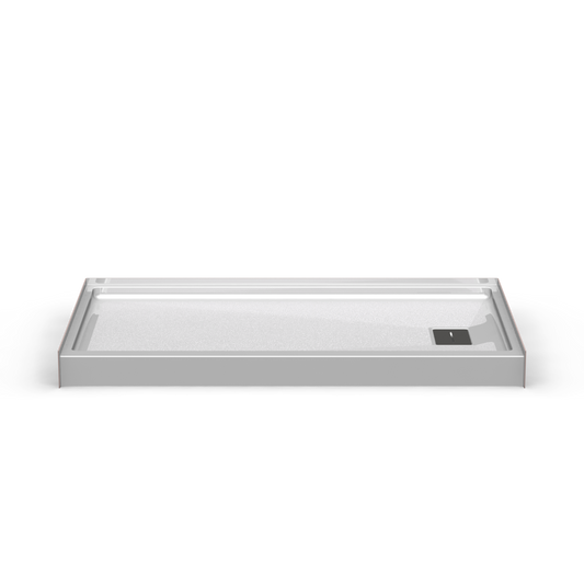 60x34 Curbed Above Floor Rough Shower Pan P6034SQAFR with Square Drain (ANSI B Compliant)