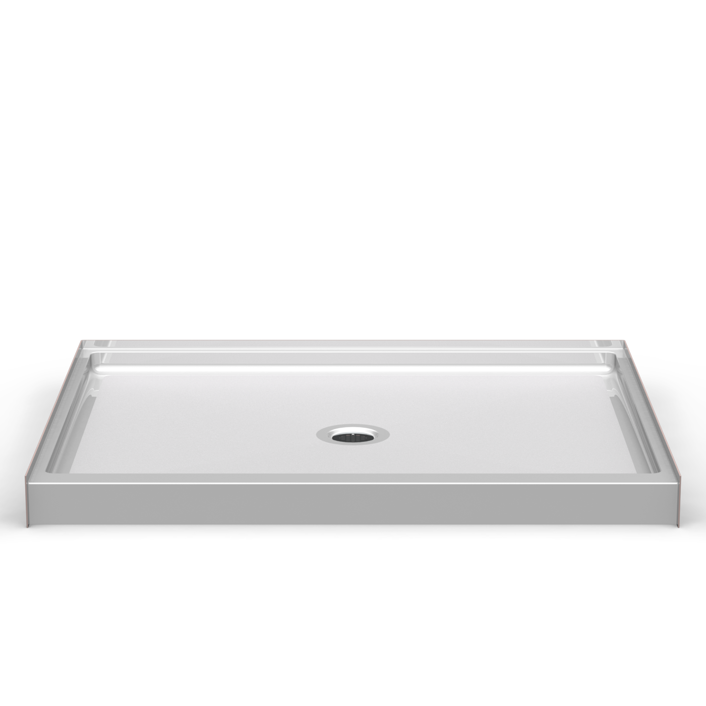 60x48 Curbed Shower Pan P6048.V2 (ANSI Compliant Curbed Base)