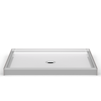 60x48 Curbed Shower Pan P6048.V2 (ANSI Compliant Curbed Base)
