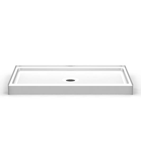 55x32 Curbed Shower Pan P5532.V2 (ANSI Compliant Curbed Base)