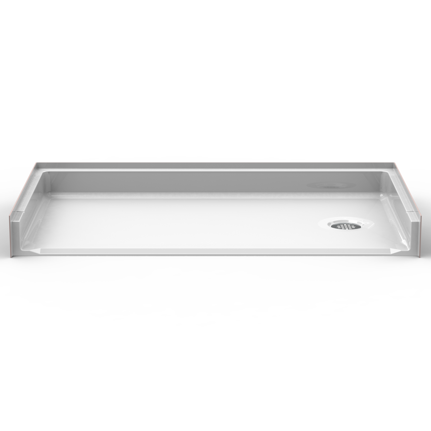 54x30 Barrier Free Shower Pan P5430E (Left/Right End Drain)