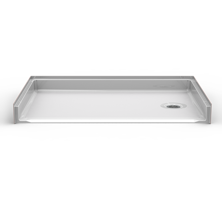 54x36 Barrier Free Shower Pan P5436E.V2 (Left/Right End Drain)