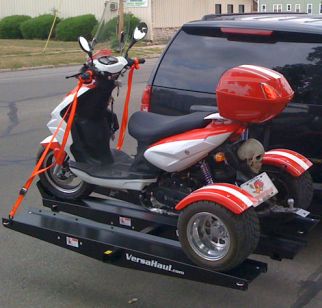 VersaHaul VH-TRIKE Heavy-Duty 3-Wheel Trike Hitch Carrier - 600 lb. Capacity
